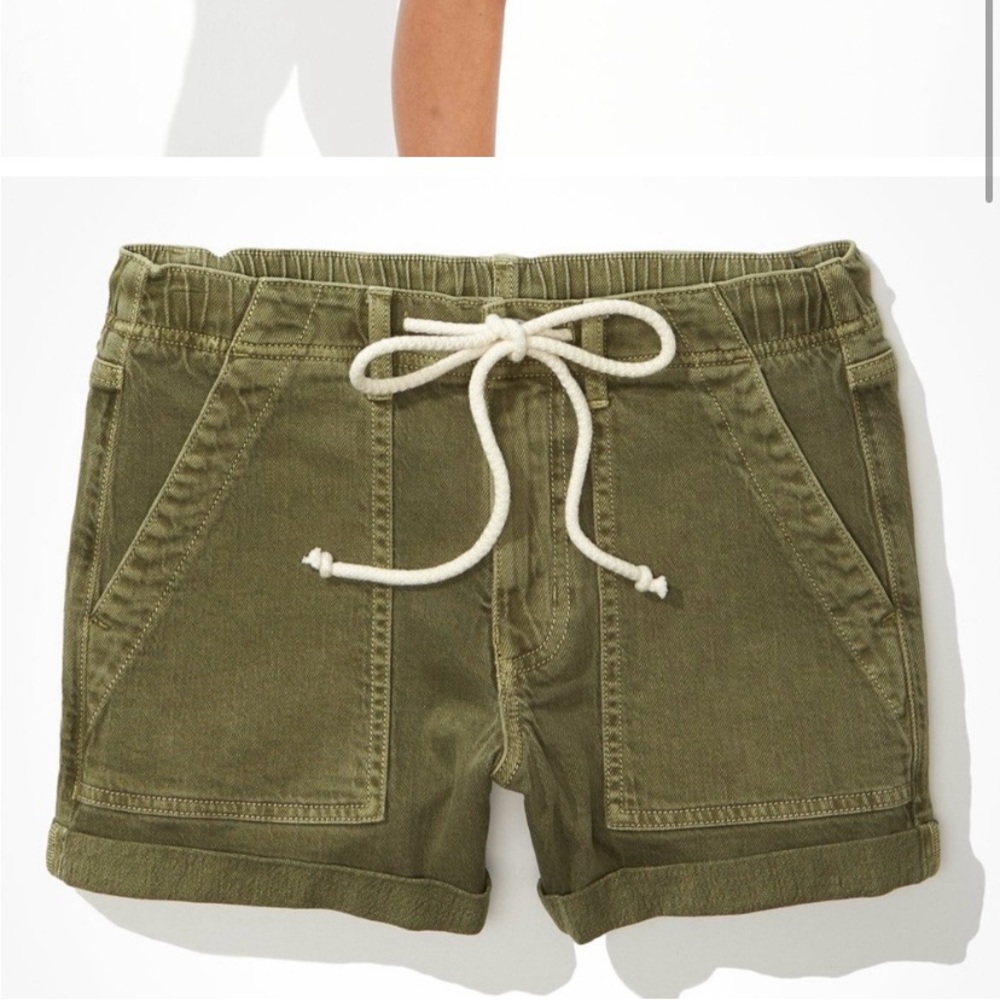 American eagle stretch tomgirl shorts